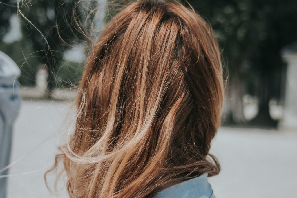 mechas miel o avellana