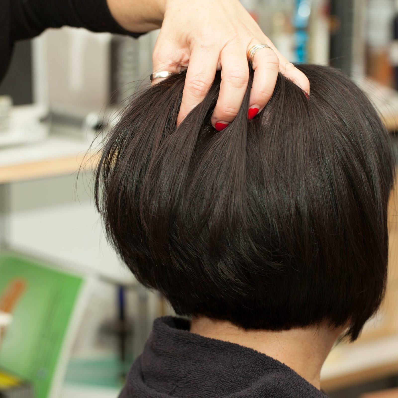 bob texturizado movimiento asimetrico